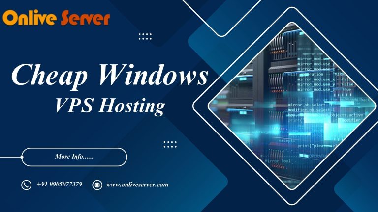 Choose Cheap Windows VPS Hosting by Onlive Server