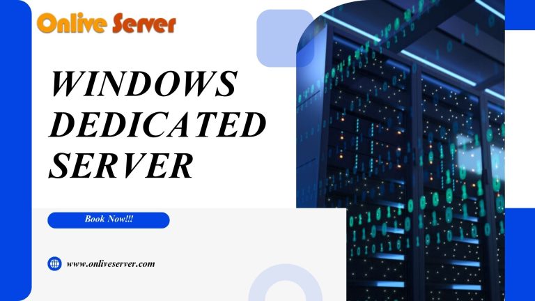 Windows Dedicated Server: Unleashing Performance, Security, and Customization